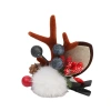 New Christmas style deer antler hairpins, simulated deer ears, berries, pinecones, elk headwear, adult and children duckbill clips Item Picture