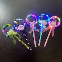 New luminous cartoon twister stick handicraft products stand night market fairy stick star stick manufacturers wholesale