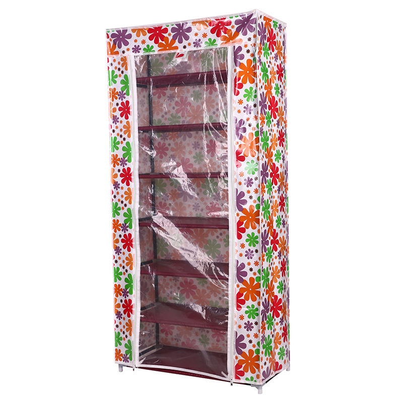 Shoe rack manufacturers supply a large number of simple and simple assembly creative waterproof shoe cabinet factory direct sales details Picture