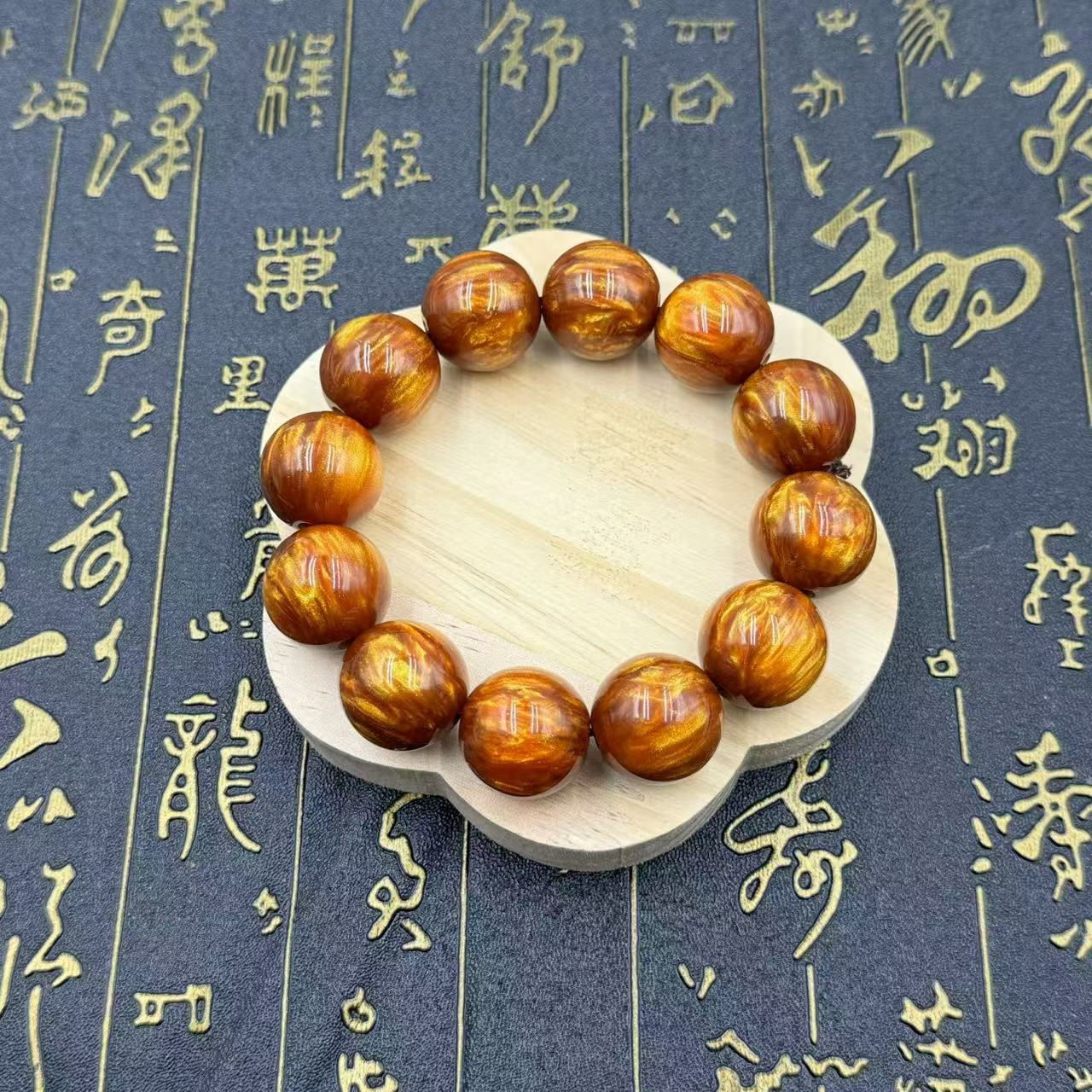 厂家批发金丝海柳手串天然佛珠文玩旅游景点热卖男女同款手串货源