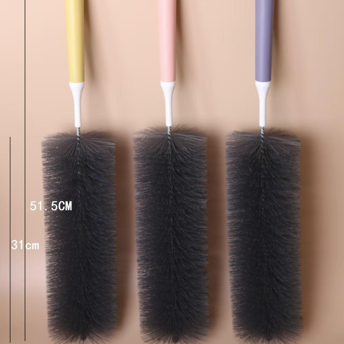 Household fan brush, dust removal brush, drain brush, screen and blind cleaning brush, sofa dust removal duster, flexible brush Application Scenario