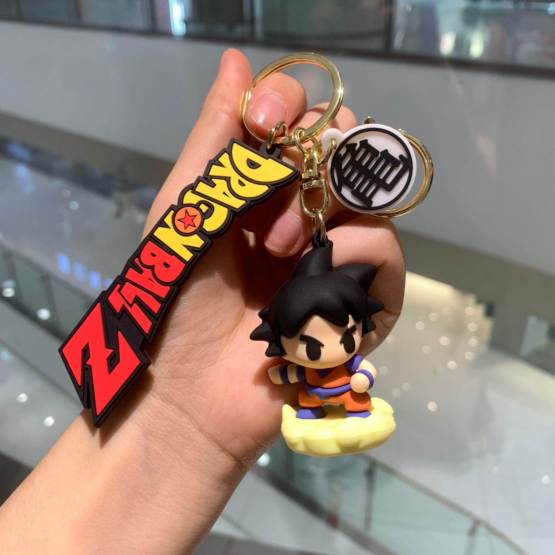 Cartoon Seven Dragon Ball Keychain Creative Cute Wukong Pvc Figure Car Pendant Cute Bag Hanging Ornaments Application Scenario