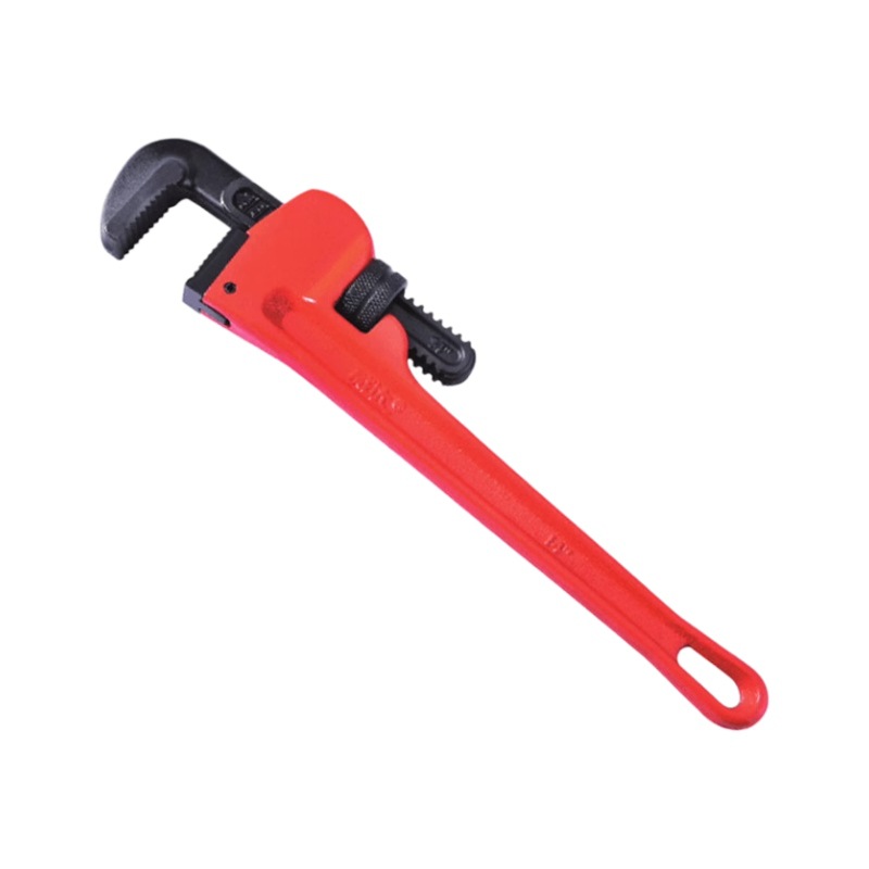 Weida smooth handle heavy-duty pipe wrench, new heavy-duty water pipe wrench, pipeline maintenance, oil field and mine American-style pipe wrench Item Picture