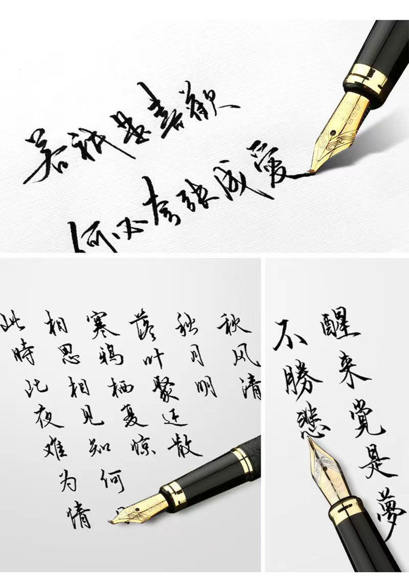 Yongsheng 280 Faucet Art Pen Metal Frosted rod One Pen for Seven Uses Adult calligraphy hard Pen Set Gift Pen pic 11