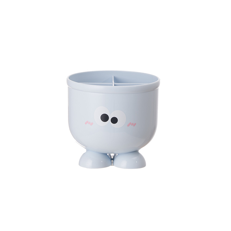 New large-eyed pen holder, student desktop storage box, girl makeup brush storage, high-end office decoration Application Scenario