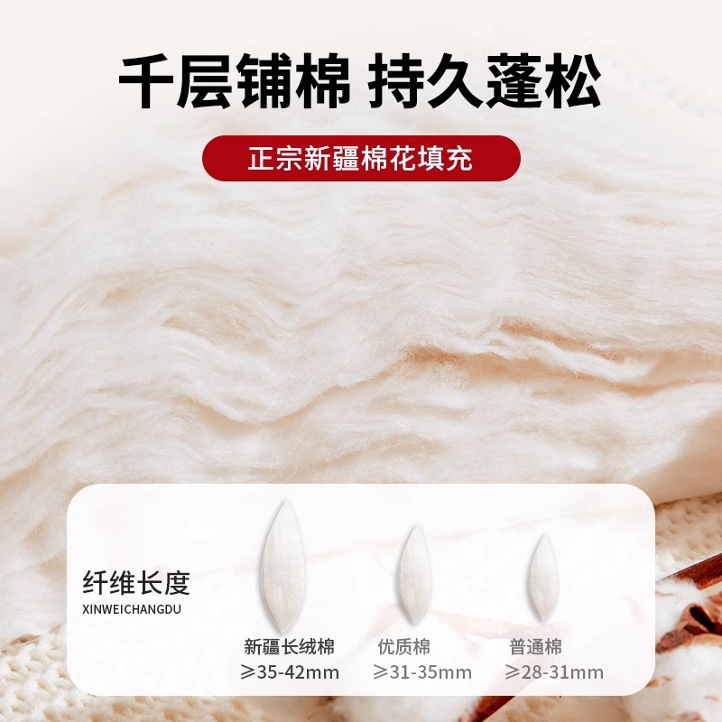 Xinjiang cotton mattress, cotton wadded pad, single folded thickened pad for dormitory students, household all-cotton soft pad Specification image