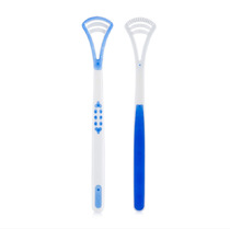 Tongue brush and tongue scraper