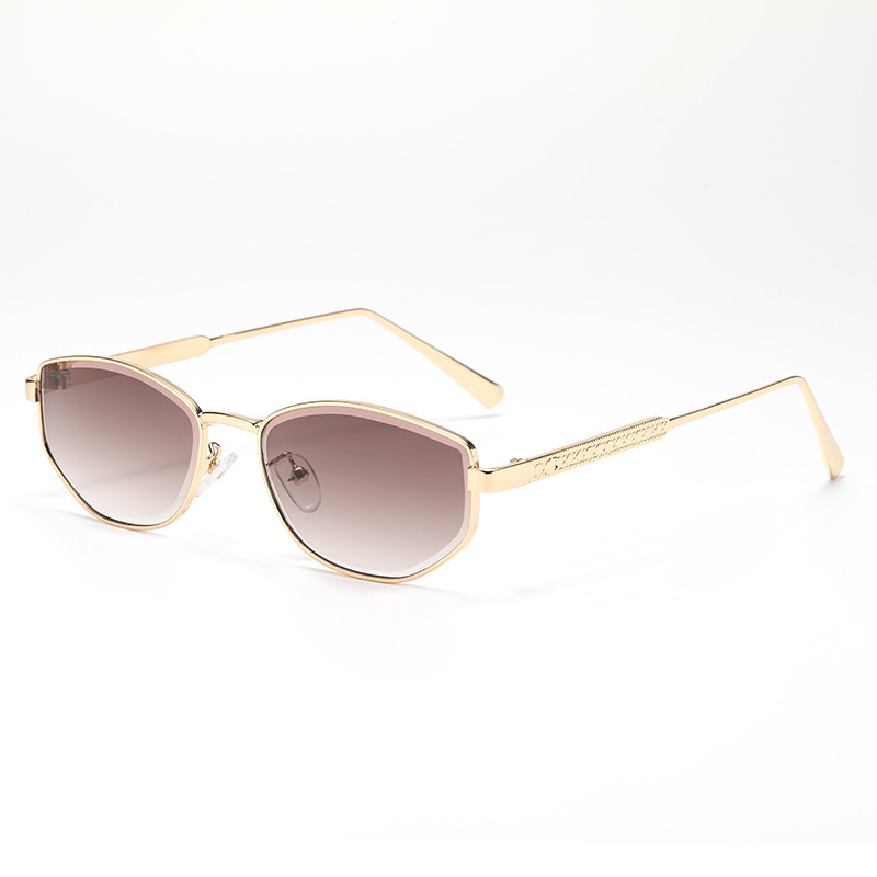 New European and American fashionable women's sunglasses, UV-resistant men's driving glasses, natural and versatile decorative sunglasses