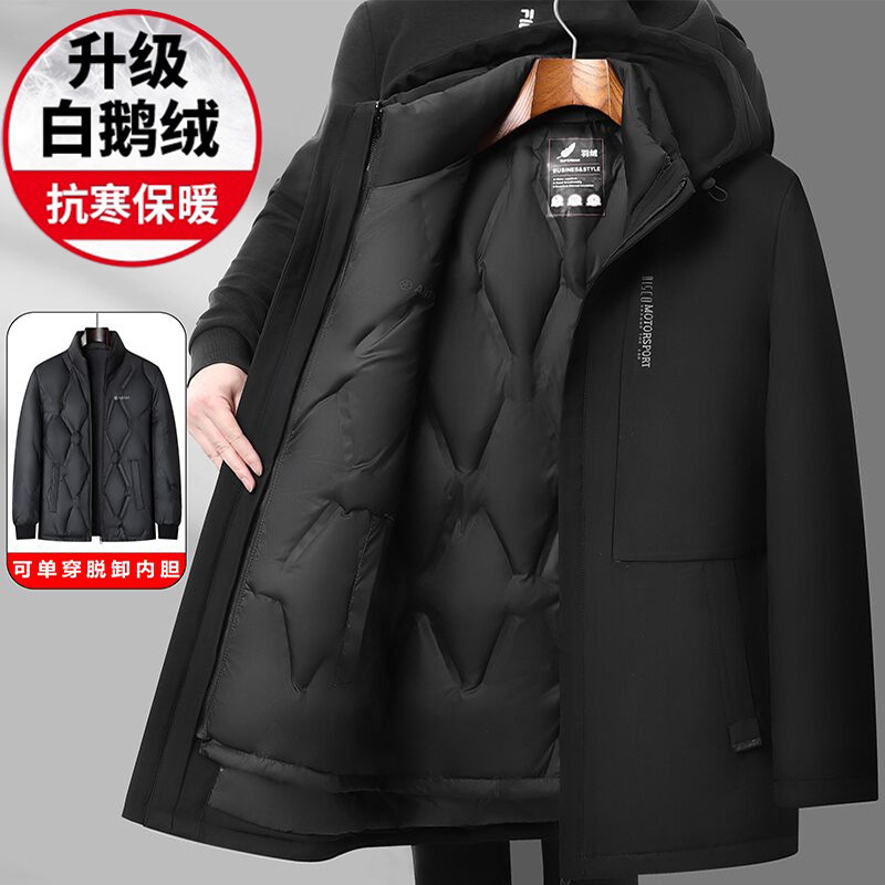 羽绒服/羽绒服男/羽绒服男士短款潮牌/羽绒服男士/潮男羽绒服产品图