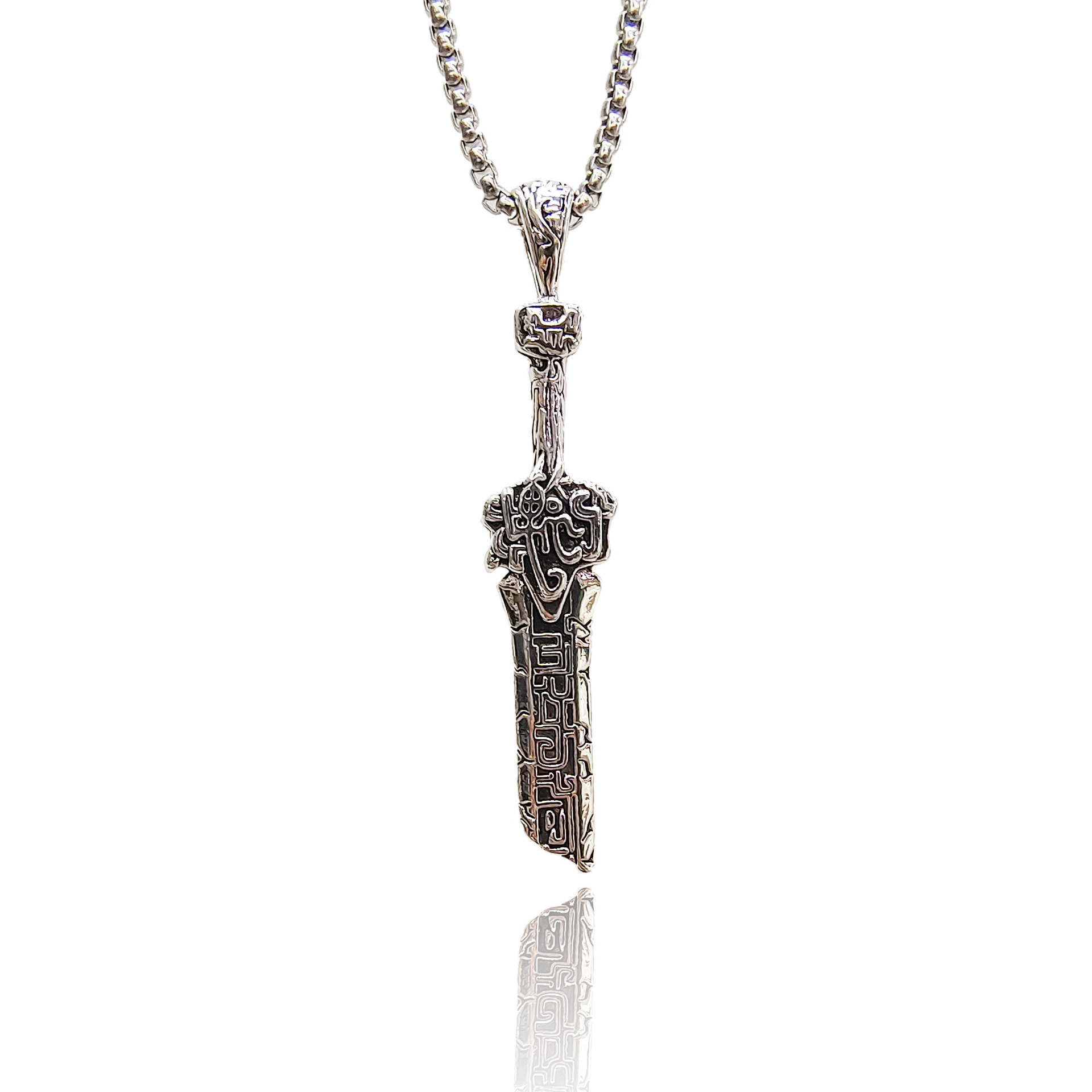 Net Red Men's Necklace Europe And The United States Military Brand Necklace Sweater Chain Alloy Scorpion Pendant Stainless Steel Necklace Wholesale details Picture