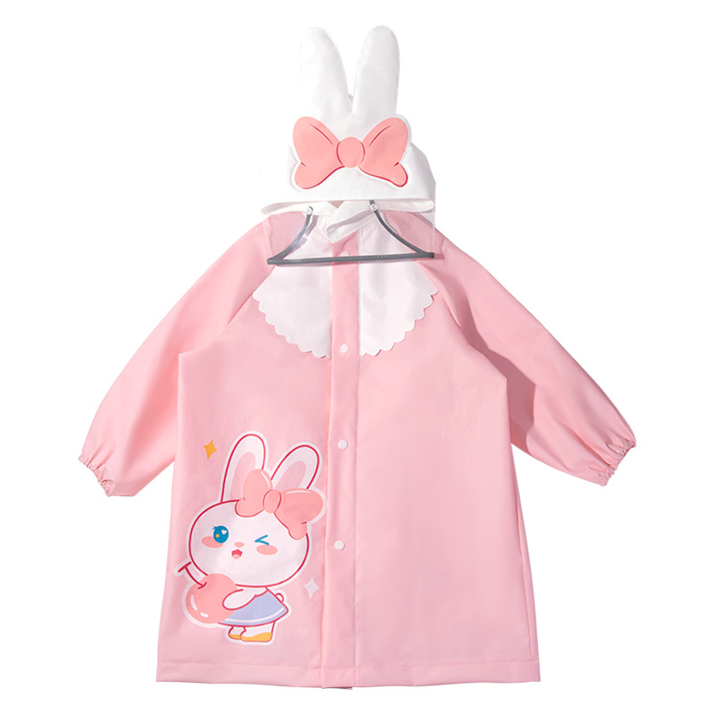New children's raincoats for wholesale, portable rain gear for primary and secondary school outings, lightweight cartoon water shoes, and portable rain covers for girls and kindergartens Item Picture