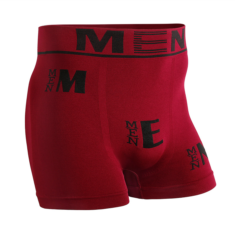Factory Spot Wholesale Men's Boxer Briefs Seamless High Elastic Foreign Trade Men's Striped Underwear Moisture Absorption Deodorization Item Picture