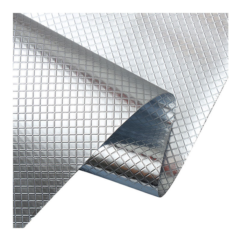 厂家批发透明pvc复铝膜手袋冰袋内里银色铝箔隔热保温膜隔水铝详情图2