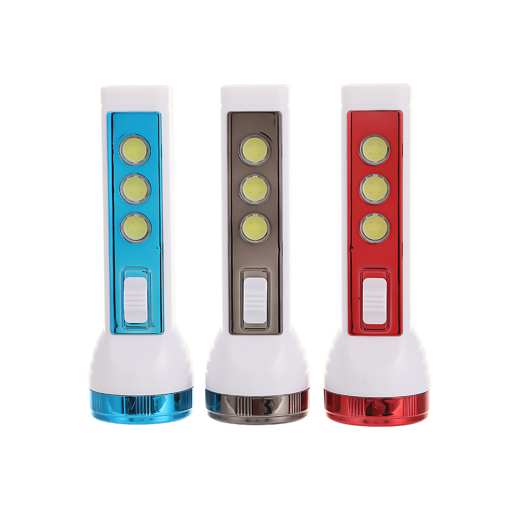 Solar-powered charging camping flashlight, multi-functional high-intensity portable LED flashlight, outdoor high-endurance lighting tool details Picture