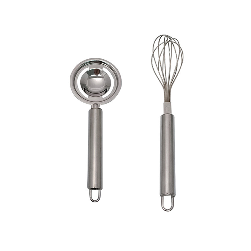 Stainless steel whisk Egg white separator Simple baking utensils Household egg cream mixer Factory direct Item Picture