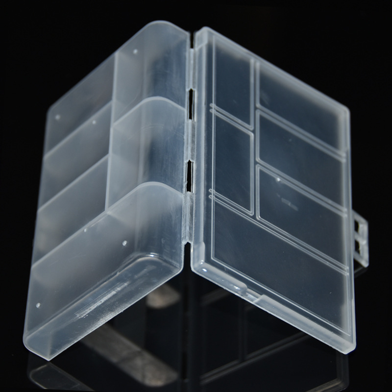 固定6格收纳盒子 透明PP塑料盒 元件首饰品包装盒配件鱼钩盒批发详情图4