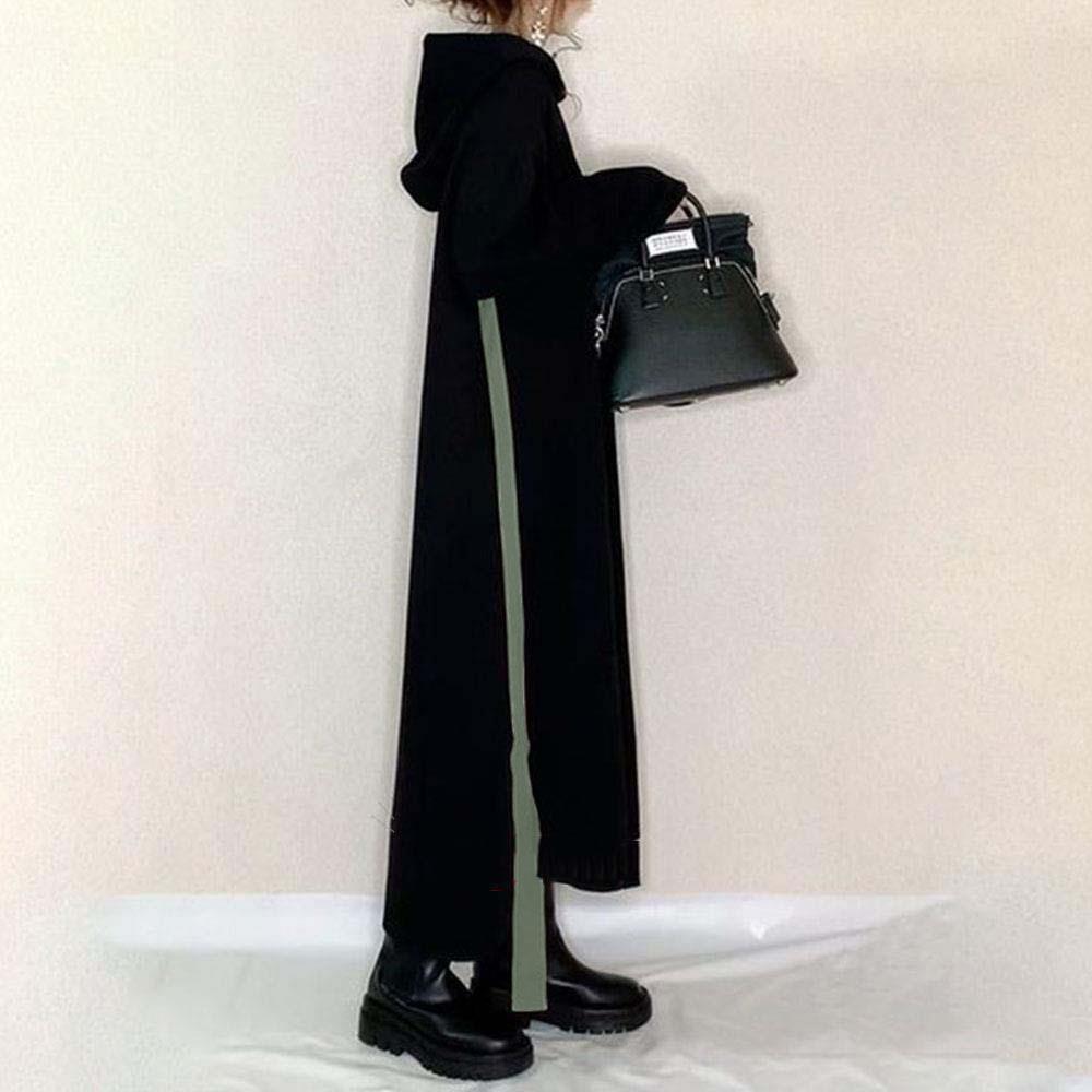 This 2022 Spring and Autumn new Korean-style loose hooded sweatshirt dress is a must-have cross-border bestseller details Picture