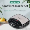 SOKANY140 Sandwich Machine, an 8-in-1 detachable plate cake, nut doughnut and waffle machine for foreign trade details Picture