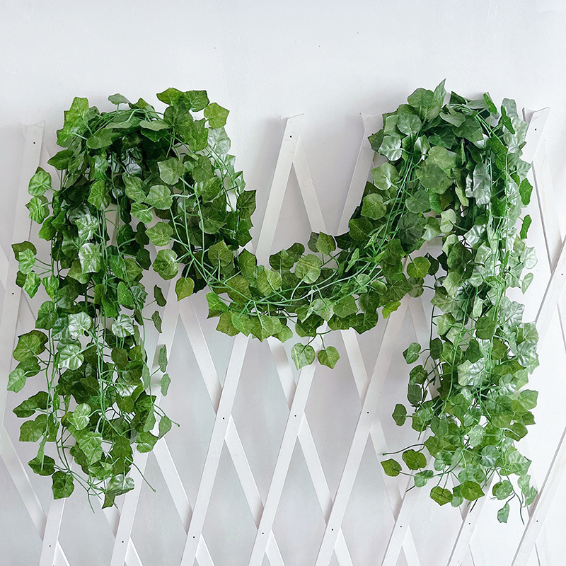 Amazon cross-border simulation vine leaf simulation flower vine decoration vine green vine ivy ivy grape leaf details Picture