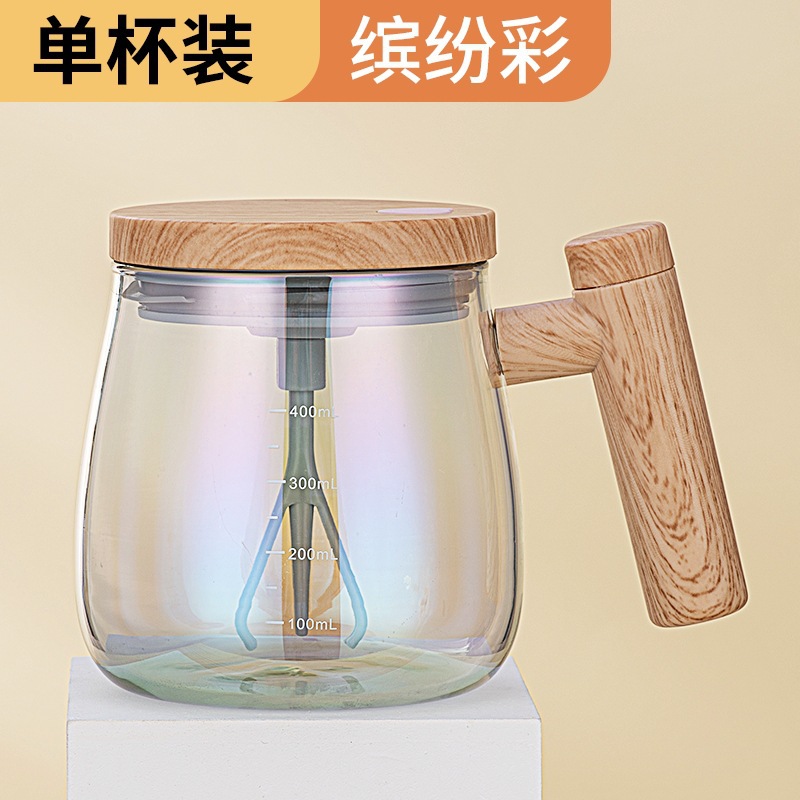 日式全自动搅拌杯玻璃ins风电动马克杯详情图2