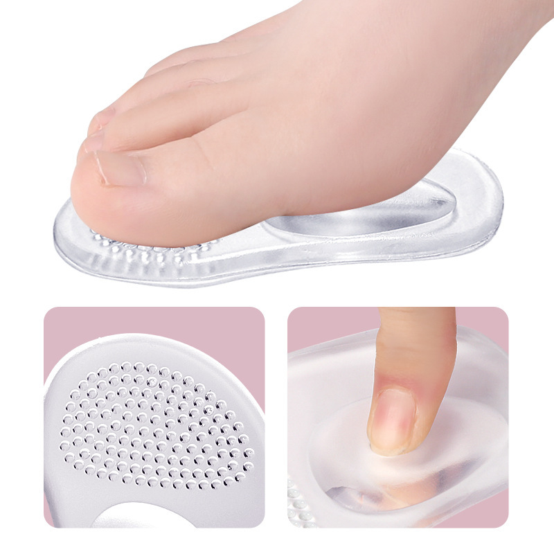 Women's shoes, 2-in-1 PU polyurethane arch pads, 2-in-1 forefoot pads, adhesive, available for wholesale in stock. Summer sandals, cool flip-flops, anti-abrasion details Picture