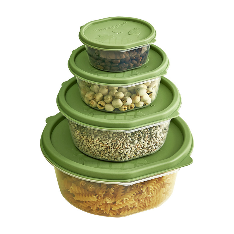 保鲜盒家用收纳盒冰箱密封果蔬储物盒可微波炉ins风大容量整理盒详情图5