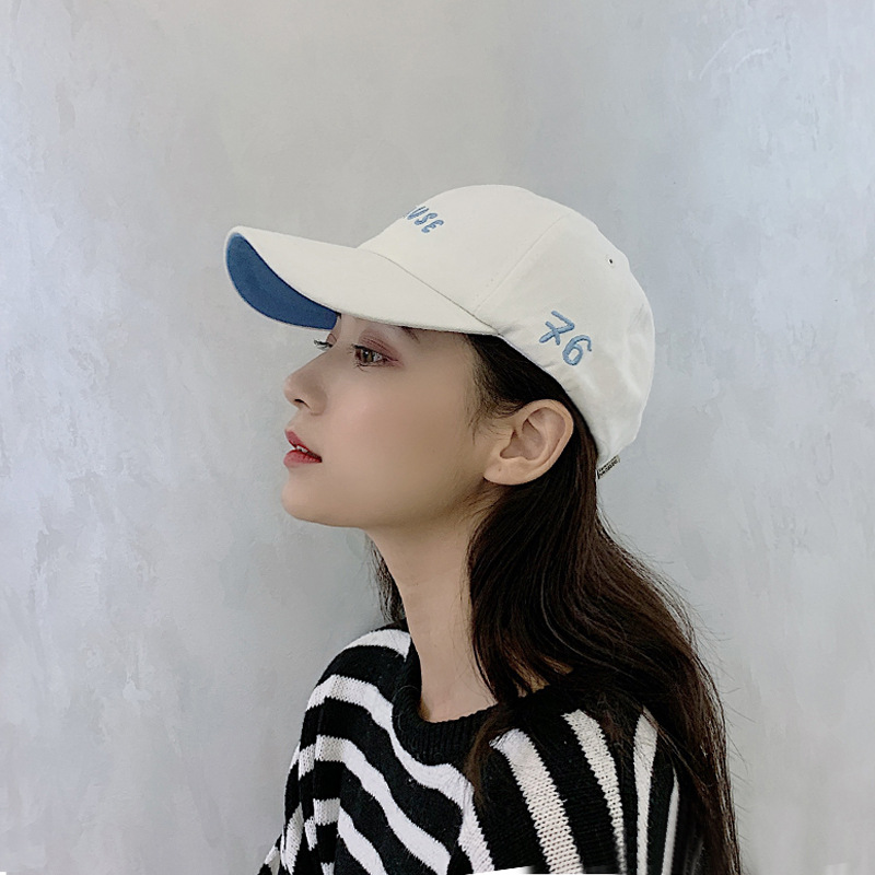帽子女遮阳帽防晒夏款韩版潮时尚百搭鸭舌帽女潮牌棒球帽女网红帽