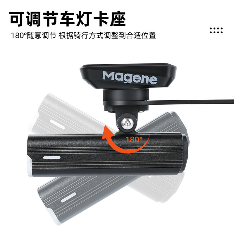 The road mountain bike stopwatch bracket is equipped with a single lamp, an integrated handle, an extension base, and a vertical extension frame accessory Application Scenario