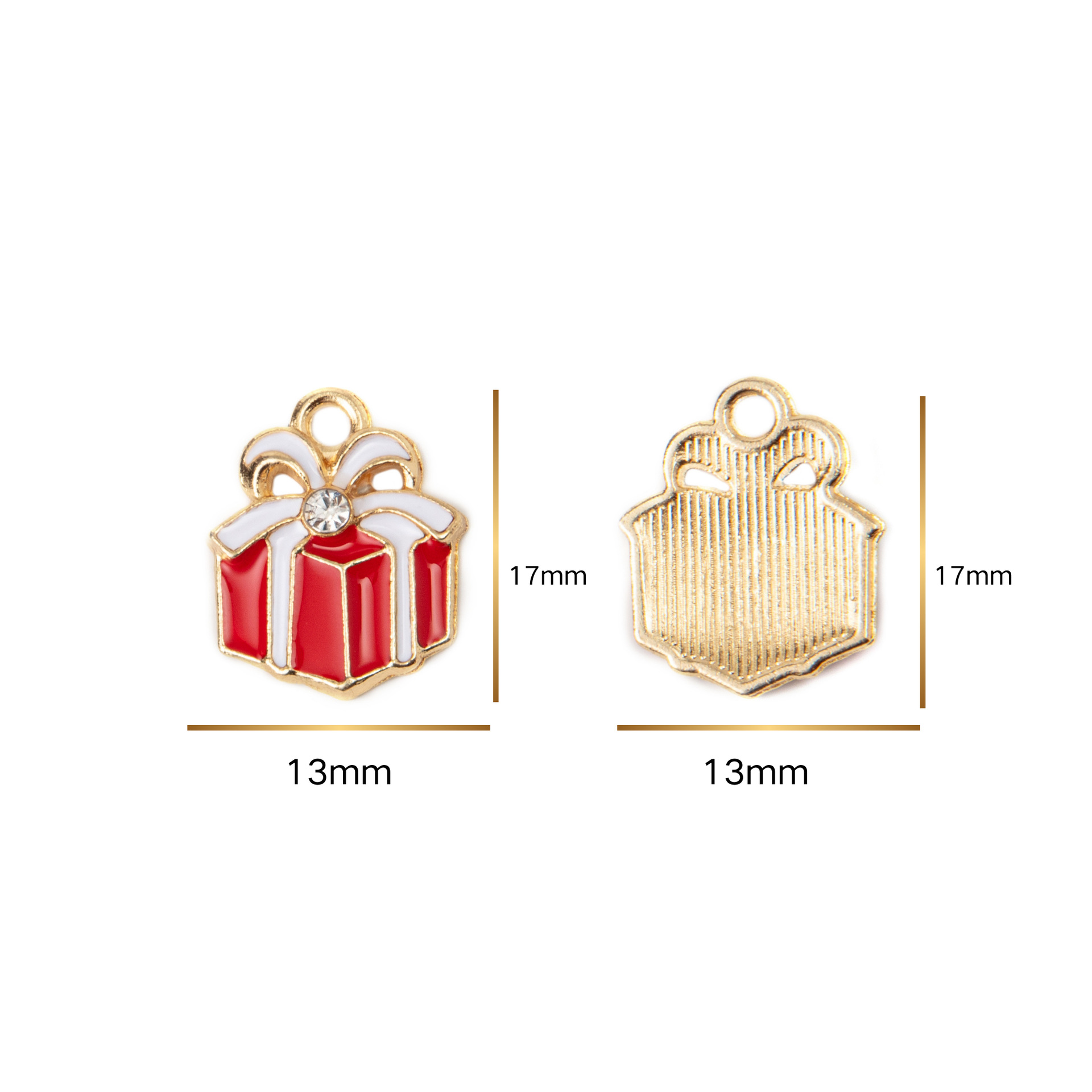Christmas European and American diy alloy pendants, snowflake oil drop earrings, bracelets, keychains, small pendants, diy jewelry accessories Application Scenario