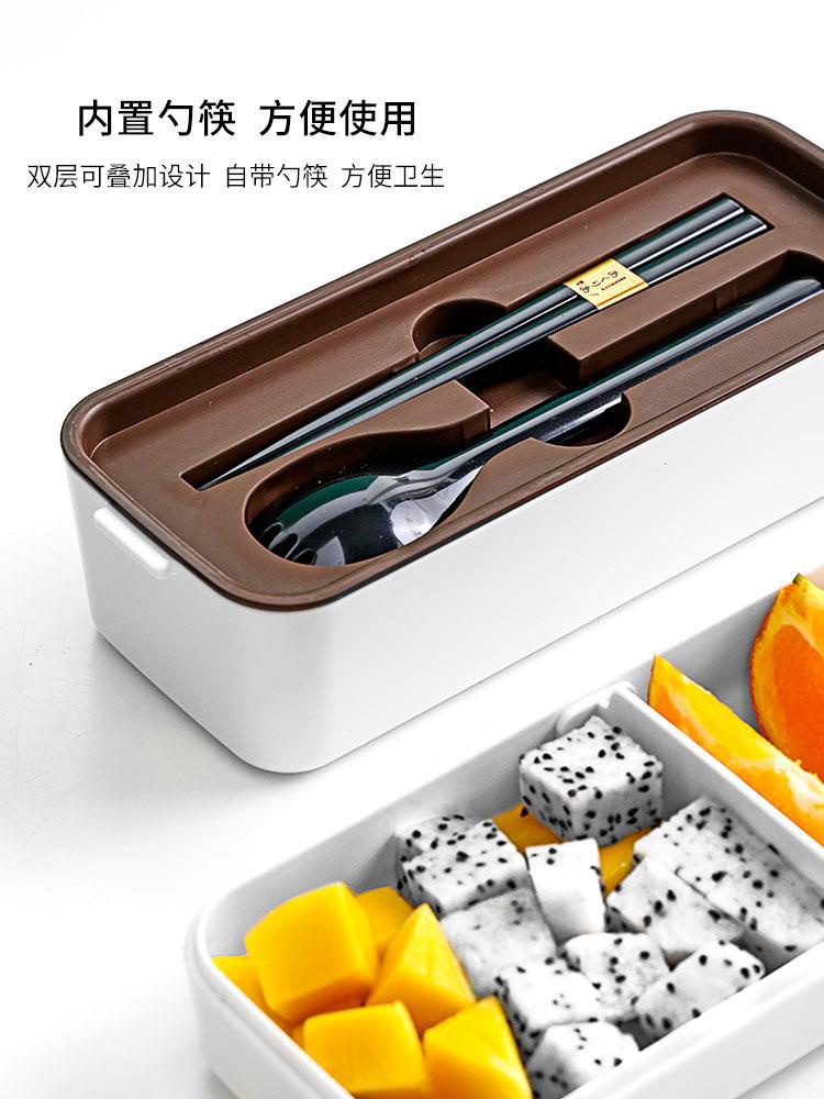 象有秘密日式密封饭盒微波炉加热大容量便当盒野餐便携水果盒食品 Item Picture