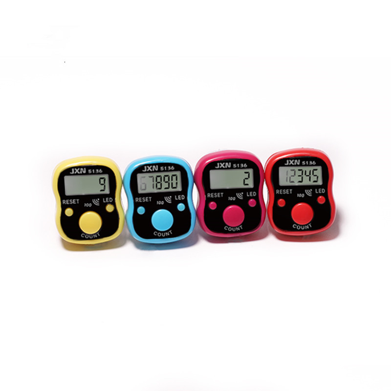 A multi-functional LED luminous electronic counter with 100 sound reminders, manually press the backlit counter details Picture