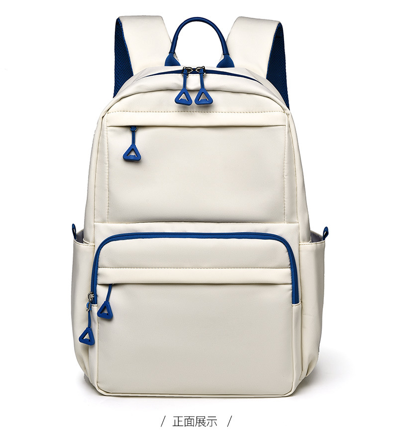 New 14-inch Korean-style simple backpack, large capacity for students, junior high school, senior high school and college students, casual style wholesale pic 40