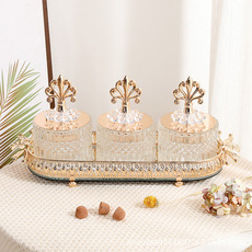 Glass candy and dried fruit box