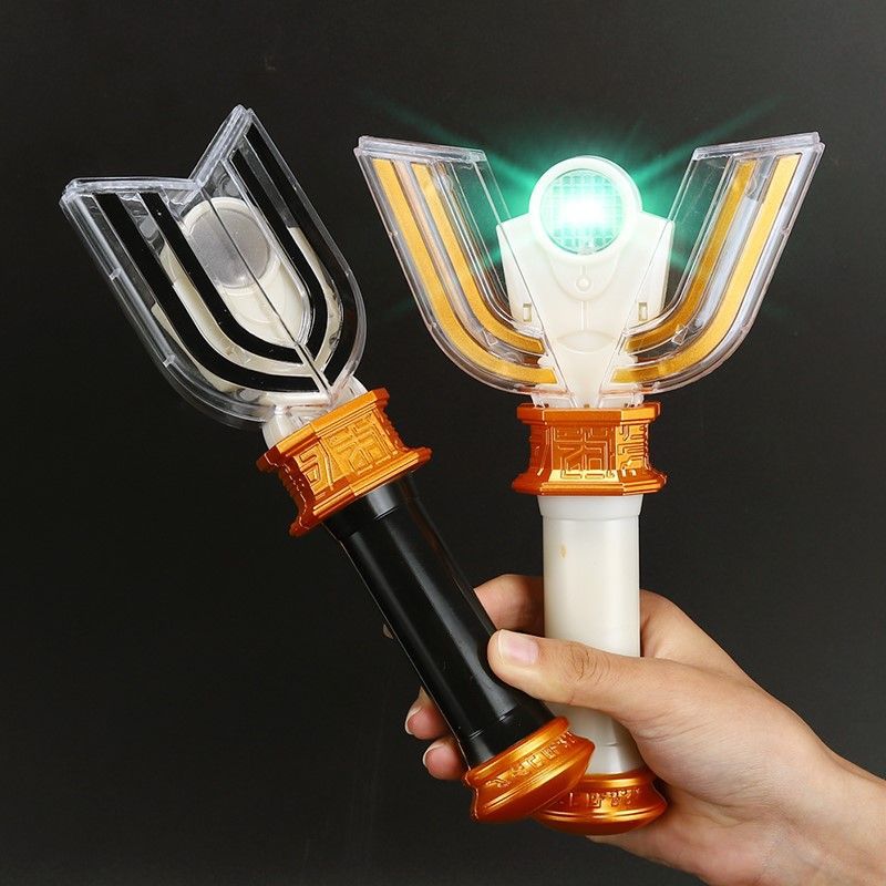 迪迦超人神光棒变身器欧布圣剑黑暗召唤器软胶人偶儿童玩具套装详情图2