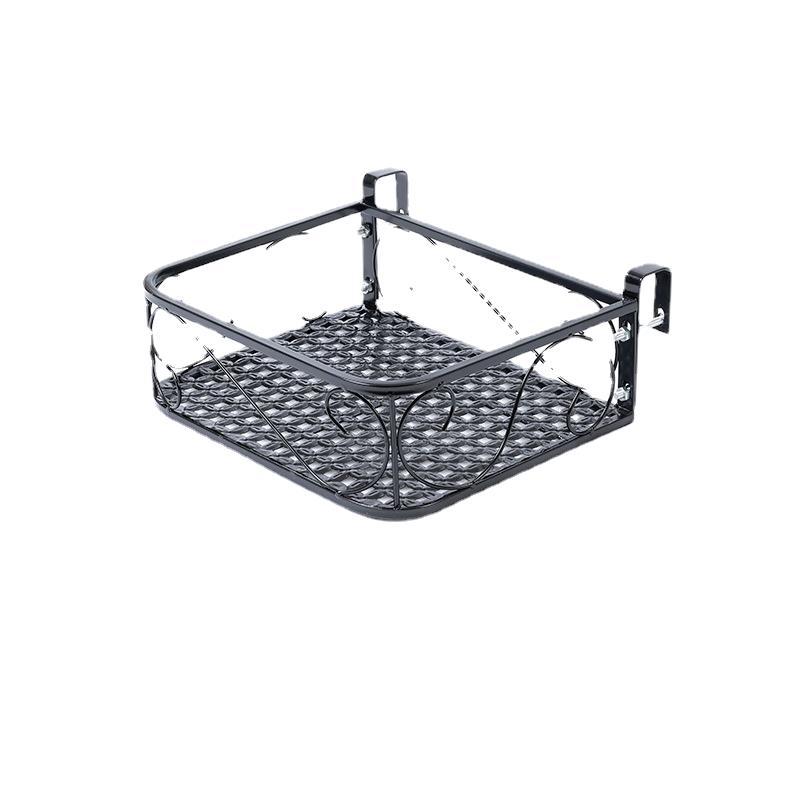 Balcony Flower Rack Hanging Iron Guardrail Flower Pot Hanger Succulent Railings Flower Rack Indoor Window Shelf Item Picture