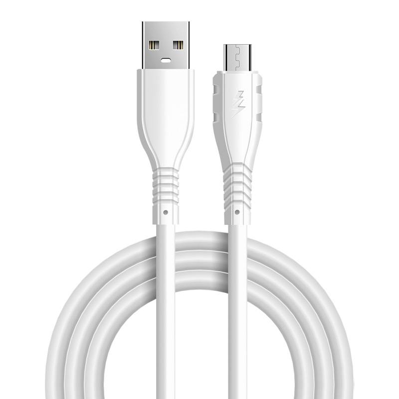 适用苹果数据线 安卓usb充电线iphone手机typec超级快充批发9兼容白底实物图