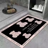 Soft diatom mud water-absorbing anti-slip foot MATS for the bathroom, cute cartoon light luxury entrance, anti-slip floor MATS for the kitchen Application Scenario