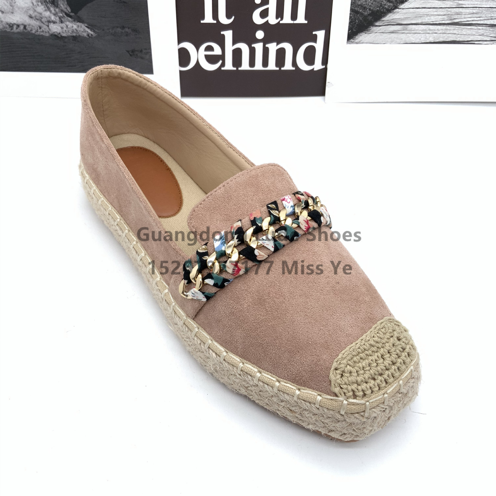 2022 New Women's Square Head Single Shoes Leisure All The Increase Single Shoes Guangzhou Women's Shoes Craft Shoes A Slip-On Lazy People