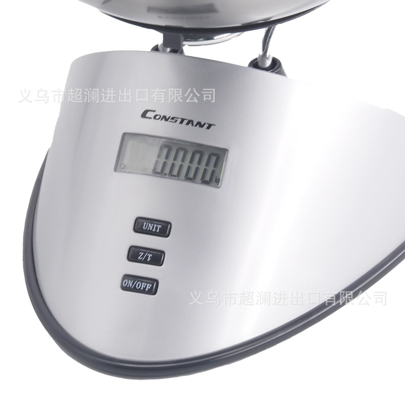 English cross-border touch control foreign trade household electronic kitchen scale with tray bowl baking scale, stainless steel scale, gram weight 5kg details Picture