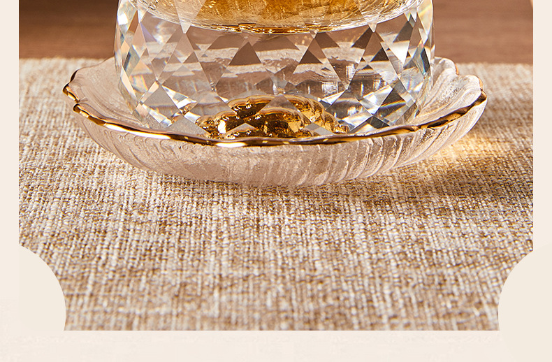 水晶玻璃茶杯主人杯侧把壶套装外出携带高端创意礼品工艺品送礼创意礼品套装详情13