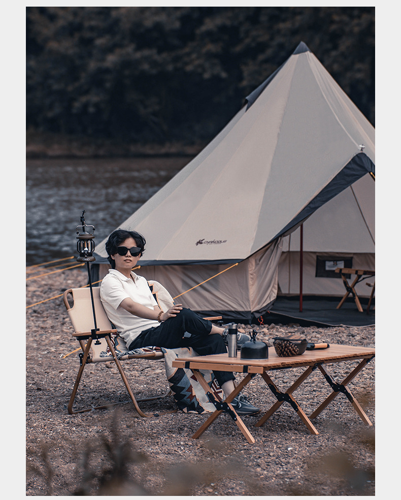 Outdoor picnic multi-person Indian waterproof family tent, light luxury yurt, camping sun protection Oxford fabric large tent pic 11