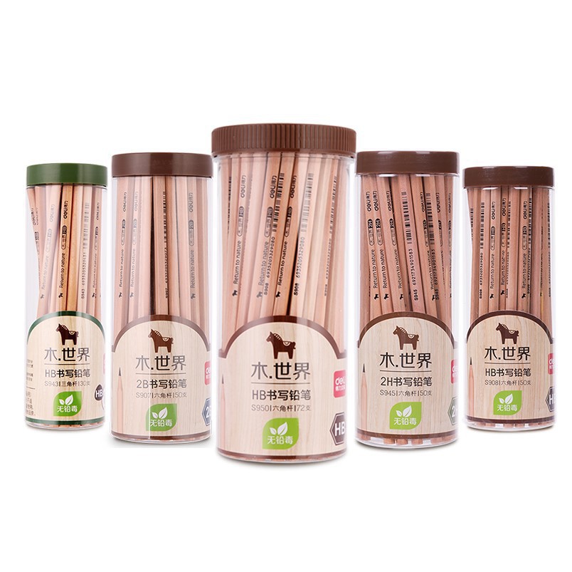 得力文具写字白底实物图