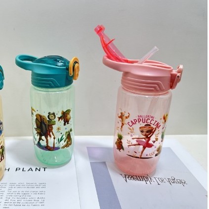 Wholesale of overseas best-selling Shan Hai Jing series water cups, children's water cups, straws for direct drinking, and student hand-held space cups Specification drawing