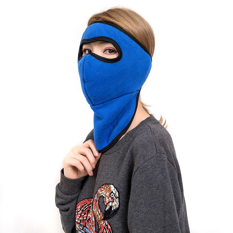 加大加厚秋冬季护耳护颈口罩 成人男女骑行防风防尘三合一面罩暖详情图4