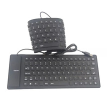 85键硅胶软键盘批发防水防尘静音折叠游戏办公无声键盘