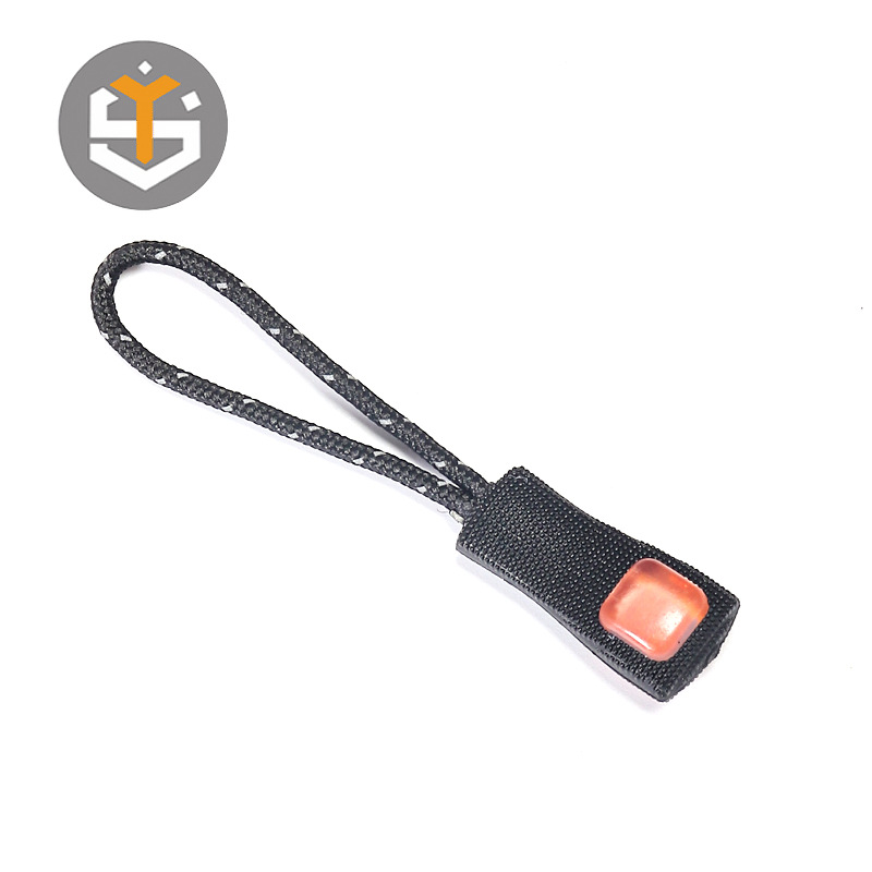 拉尾绳/拉链绳/拉链头白底实物图