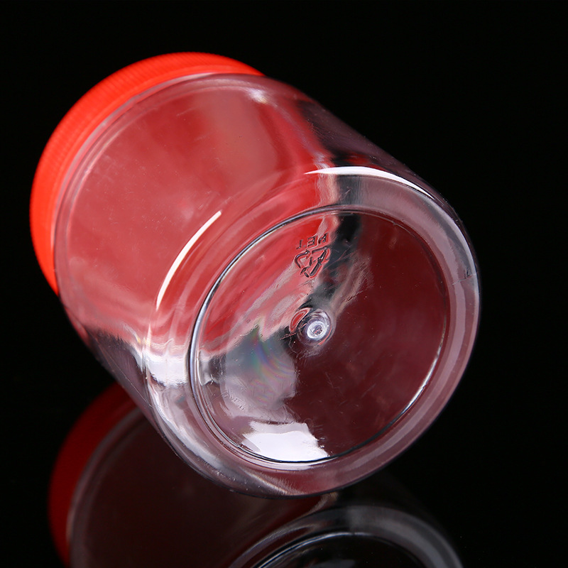加厚食品储物密封罐蜂蜜塑料瓶带盖大泡菜坛子3斤5斤零食透明空瓶