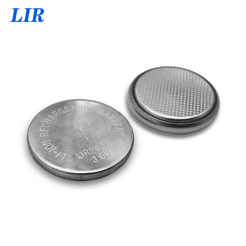 国产中性纽扣电池LIR2032 3.6V电池高容量A品 LIR2032充电锂电池详情图2