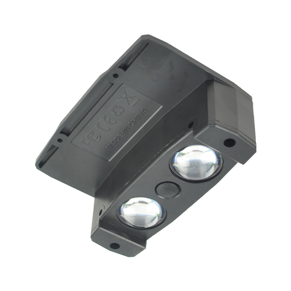 New solar-powered wall-washing light, high-brightness convex lens wall lamp, outdoor garden yard 12-speed color-adjustable fence light details Picture