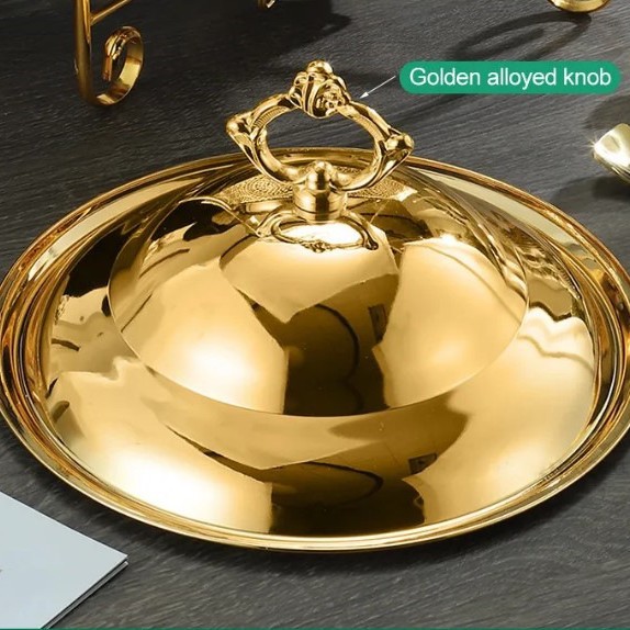 Cross-Border Luxury Lace Jazz Cover Hanging Cover Buffet Stove Thickened Hook Dinner Stove Solid Liquid Alcohol Stove Application Scenario